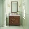 James Martin Vanities 36'' Single Vanity, Mid-Century Walnut w/ 3 CM White Zeus Quartz Top 424-V36-WLT-3WZ - alternate 5